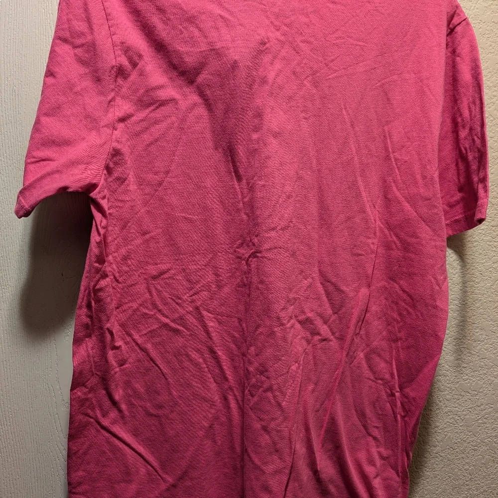 Adidas Logo Go-To Tee T-shirt Intense Pink Size M NWT MSRP $25